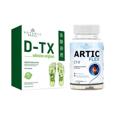 Kit D-TX Adesivo Detox + Artic Flex CT-II