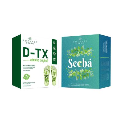 Kit D-TX Adesivo Detox + Secchá