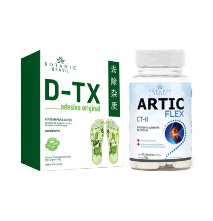 Kit D-TX Adesivo Detox + Artic Flex CT-II