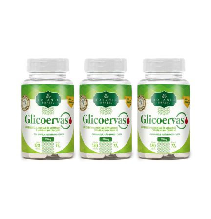 Kit com 3 Glicoervas