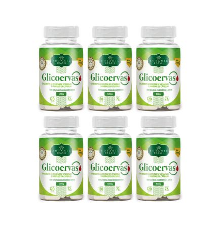 Kit com 6 Glicoervas
